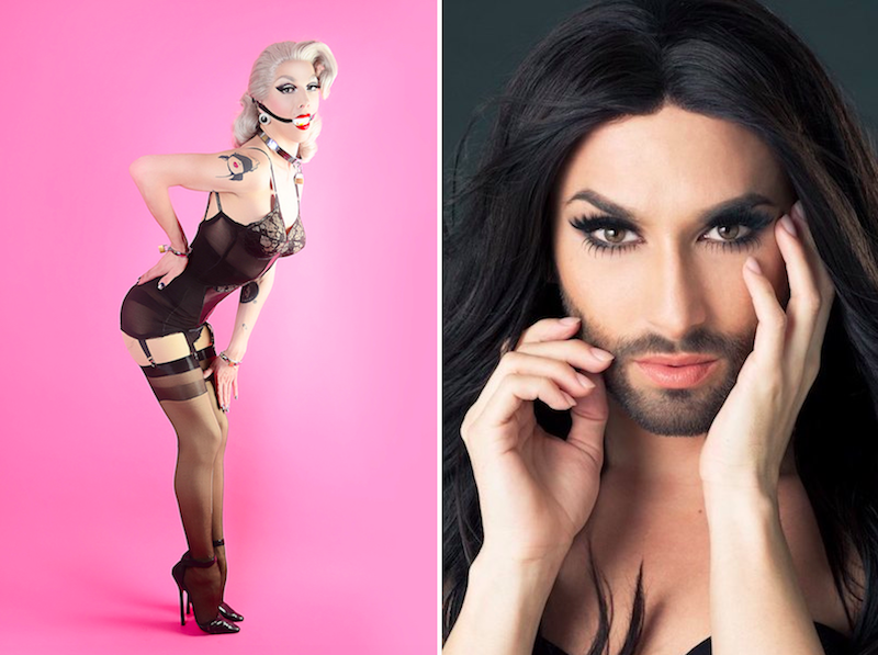 Violet Chachki Conchita Wurst RuPaul's Drag Race